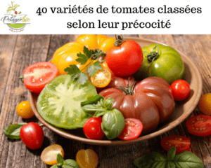 40 variétés de tomates classées selon leur précocité