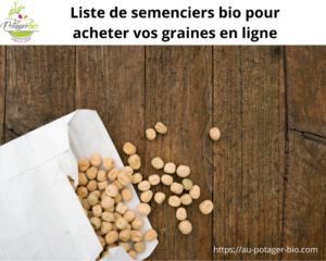Liste semenciers bio pour achat de graine en ligne