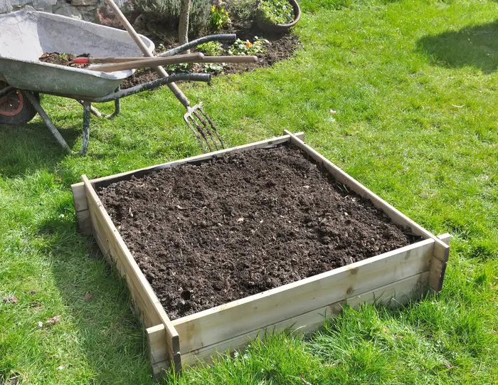 mettre un carré potager