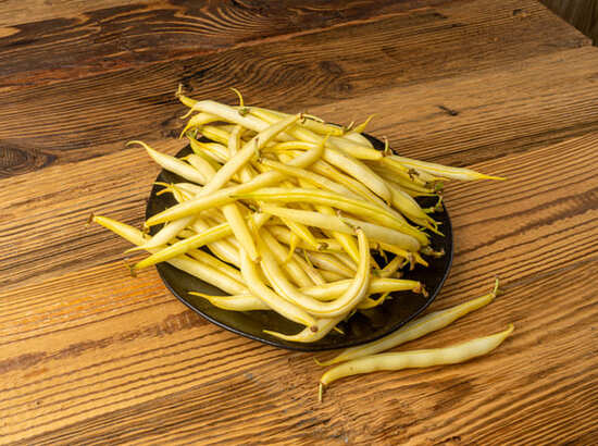 haricots beurre dans une assiette